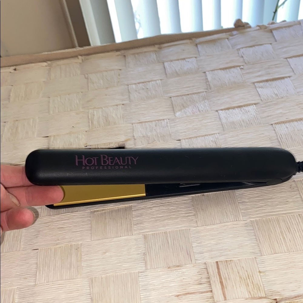 💋 Women’s Hot Beauty Professional Womens Solid Black Hair Straightener